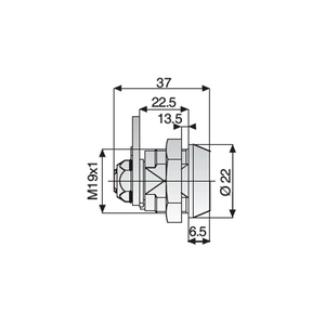 ABLOY Camlock CL100C (with 45mm straight cam)
